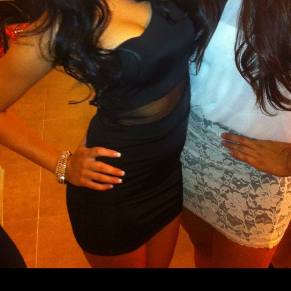 Black Tight Sexy Club dress